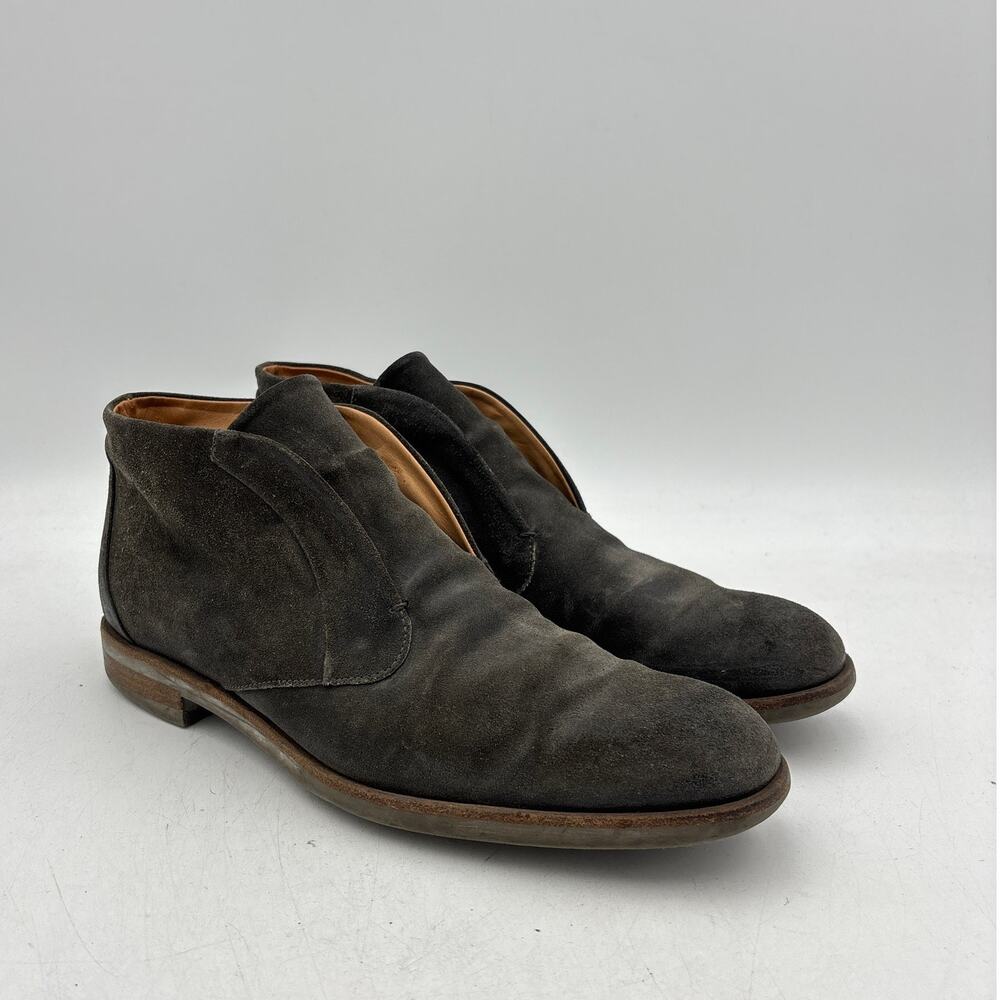 John Varvatos Jacob Laceless Blind Chukka Suede Ankle Boots Men's 10
